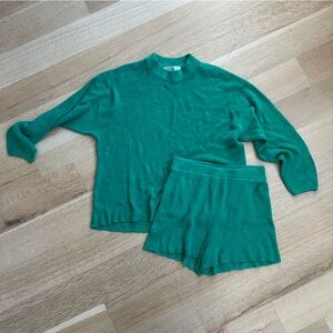 Free People Short Sweater Set